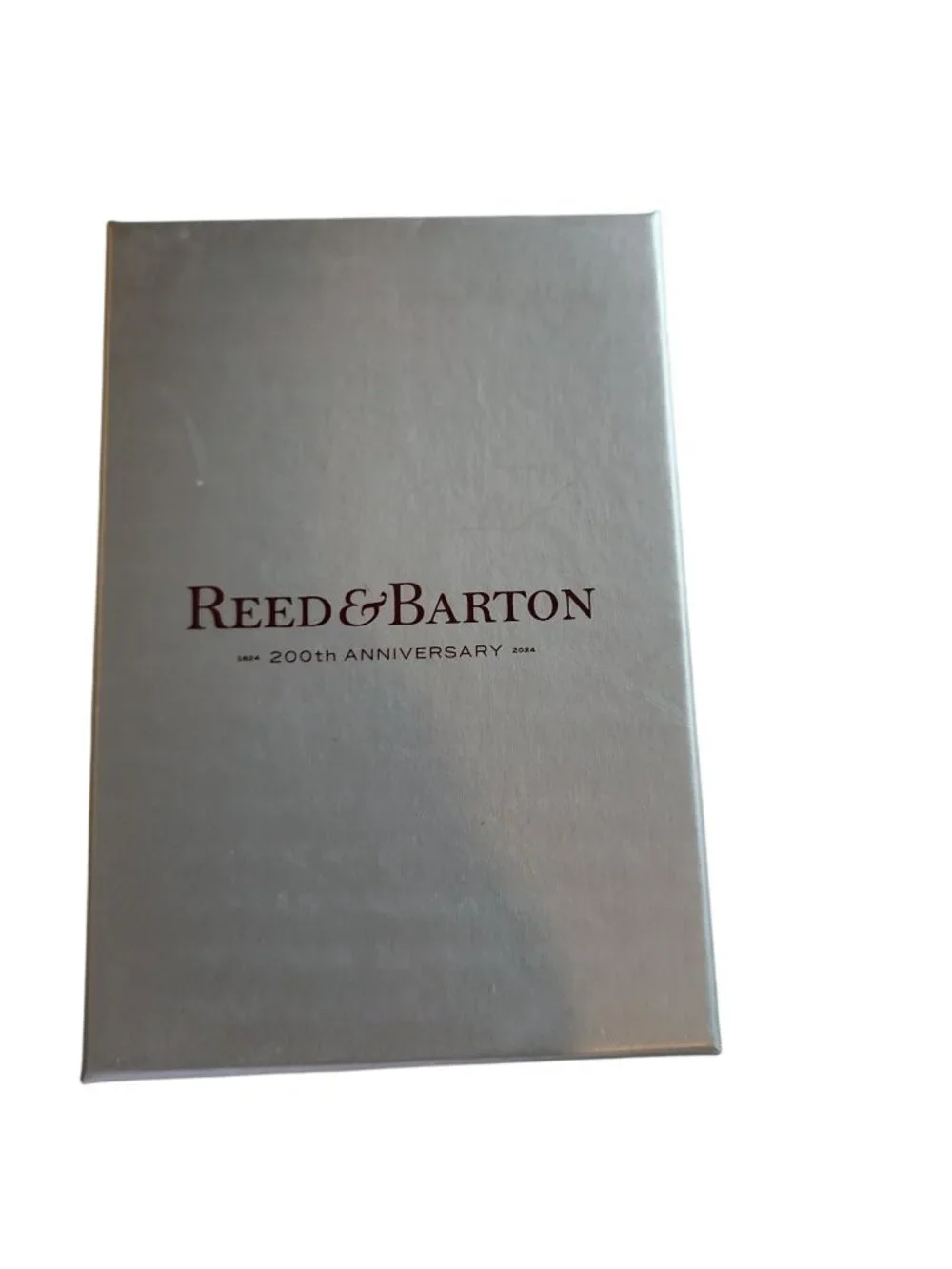 Reed & Barton 895958 2024 Annual Silverplate Christmas Tree Bell Ornament